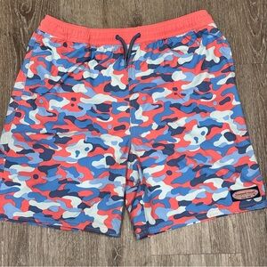 Vineyard Vines Red and Blue Camo Shorts